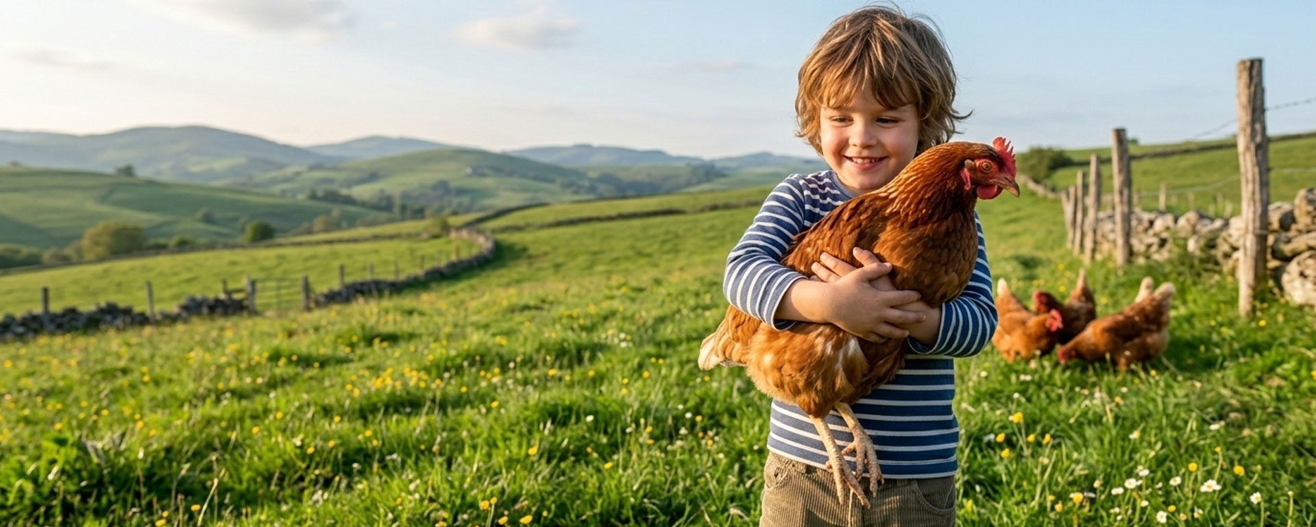 pastos gallinas felices